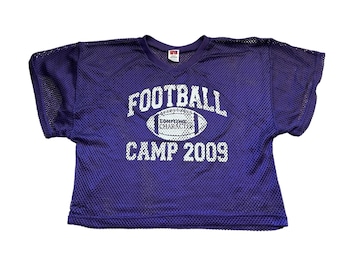United Athletic Football Camp 2009 Jersey Adult Medium Purple Excellent Mesh Top