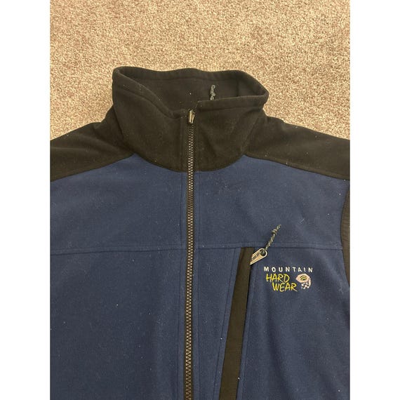 Vintage Mountain Hardwear Fleece Vest Mens Large Blue Excellent Windstopper View 6