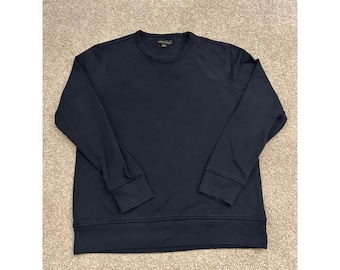 Banana Republic Sweatshirt Mens L Navy Blue Excellent Cotton Crewneck Pullover