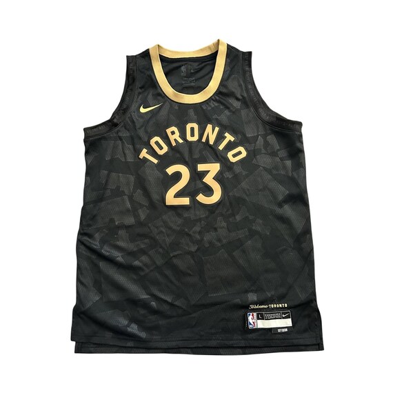 Nike Toronto Raptors Vanvleet 23 City Edition Jersey Youth Large