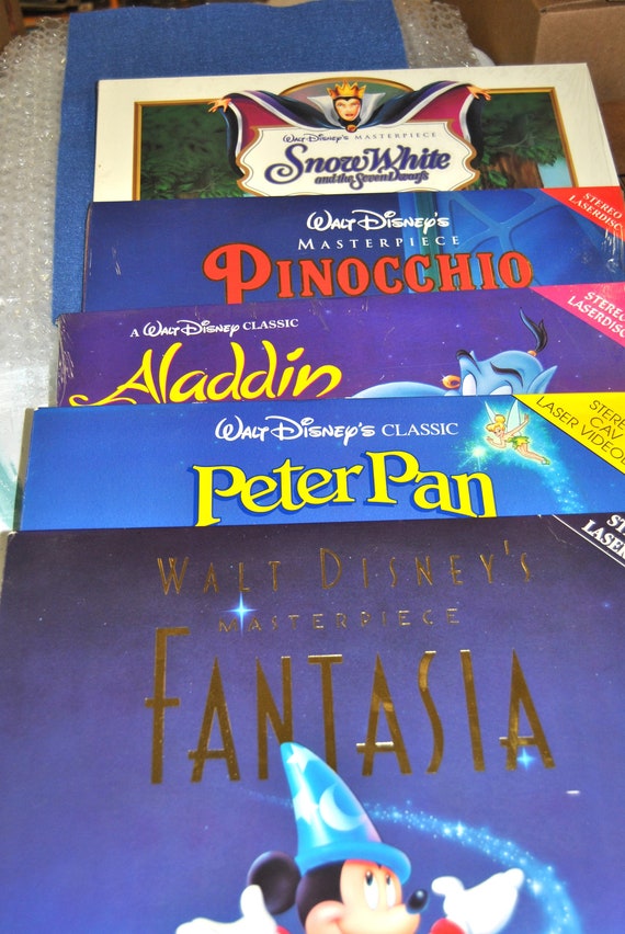 5 Vintage Walt Disney Classics Laserdisc - Etsy