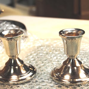 Duchin Creation Weighted Sterling Candlestick Holder - Etsy