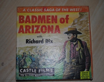 Vintage SUPER 8 MM Badmen of Arizona Cowboy Home Film