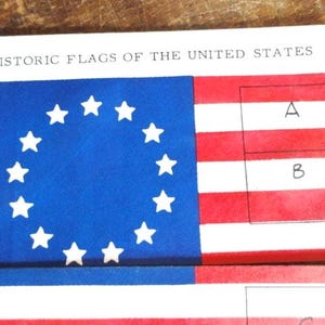 First Stars and Stripes Cachet Envelopes First Day of Issue Vintage ABGGoodStuff