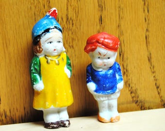 Muñecas antiguas de dos centavos o muñecas Charlotte de Frozen