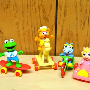 Muppet Babies with Vehicles McDonald Toys Vintage ABGGoodStuff