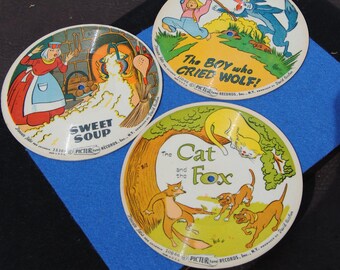 Vintage 1940s - 1950s Picturtone Records Treasure Tales for Children