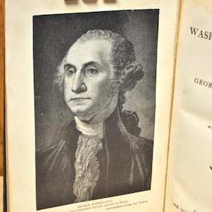 Life of George Washington by Washington Irvin 1909 Part 1 Antique ABGGoodStuff