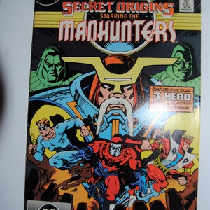 DC Comics MANHUNTER Martian Secret Origins Vintage ABGGoodStuff