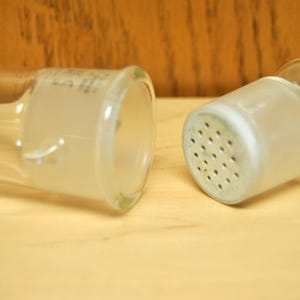 Large Inter-Joint Lab Glass Column with Porcelain Filter Vintage ABGGoodStuff