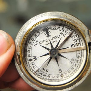 Vintage Keuffel & Esser Pocket Compass