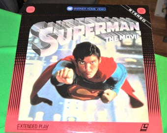 Superman The Movie Extended Play Laserdisc