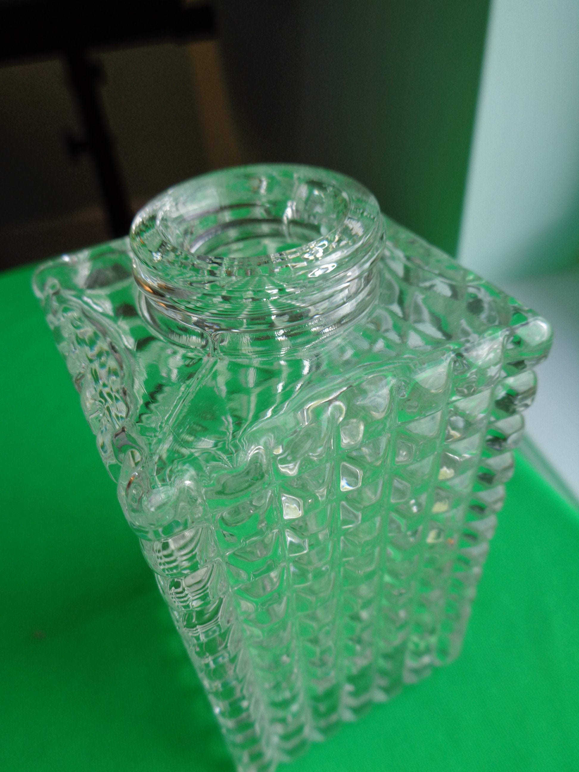 Vintage Cut Glass Sugar Shaker Etsy