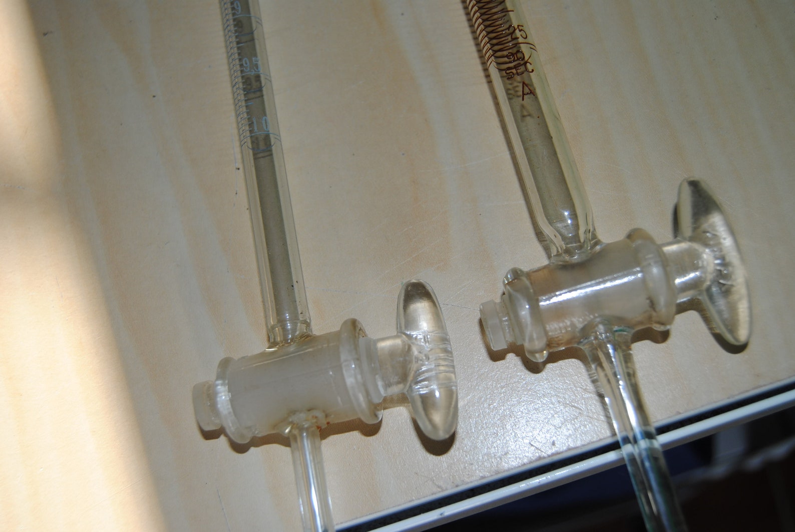 2 Volumetric Burette Pipettes 10 ml 25 ml Etsy