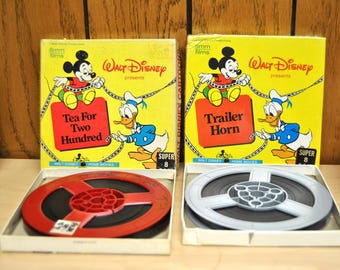 Vintage Walt Disney Super 8 MM Home Movies Donald Duck
