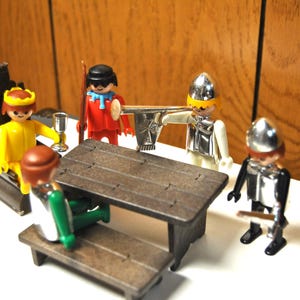 Playmobil Knights Figurines with Horses Vintage 1974 ABGGoodStuff