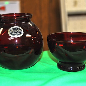 CLOSE-OUT Sale Anchor Hocking Royal Ruby Anchor Glass Vintage ABGGoodStuff