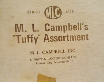 Shellac samples M. L. Campbell's Tuffy Assortment 55 pieces