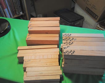 182 pieces Large Collection of Wood Blanks