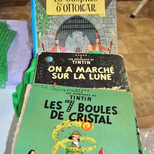 TinTin Books by Herge Vintage ABGGoodStuff