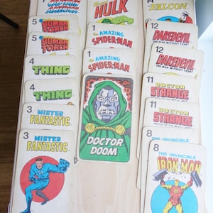 Superhelden Kartenspiel Marvel Comics Vintage ABGGoodStuff