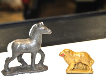 KROLYN/PERSONAGGIO IN GHISA Alluminio / Il Medio Age Rara Cavaliere A