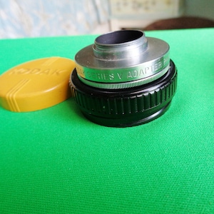 Kodak Adapter Ring Series V No. 18 with K2 Yellow Filter Vintage ABGGoodStuff