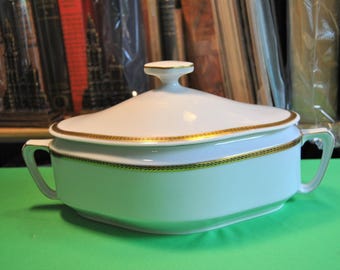 Vintage Side Dish with Lid German Fraureuth Fine China 30427