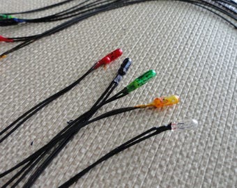 Grain of Wheat size Mini lights 5 colors craft project lights