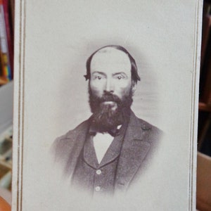 Civil War Era Calling Card CdV carte de visite Antique ABGGoodStuff