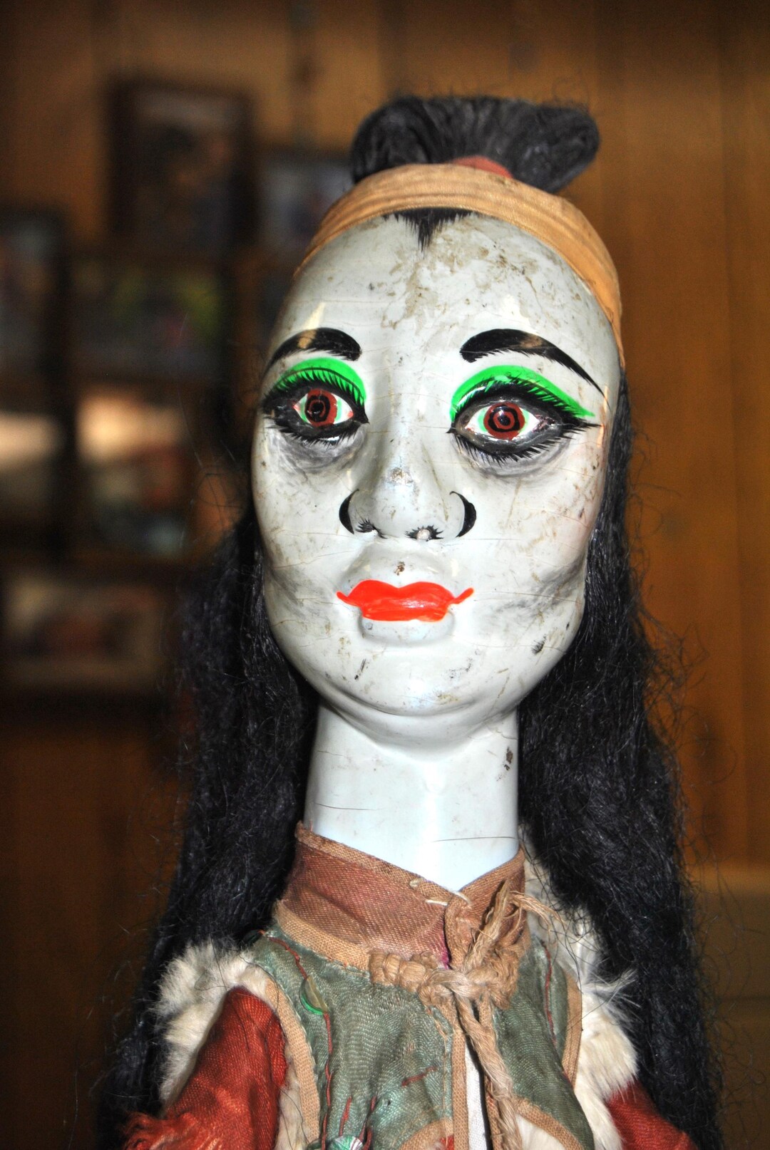 Antique Handmade Chinese Woman Opera Wood Puppet - Etsy