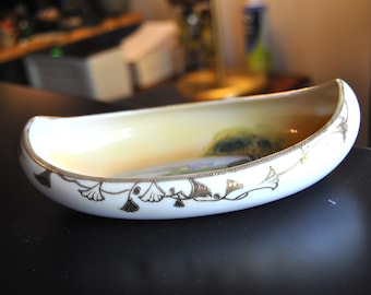 Alka Bavaria, Fine Kobalt, Bone China Teacup Saucer Plate Trio