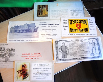 Antique Ink Blotters advertisement Vintage