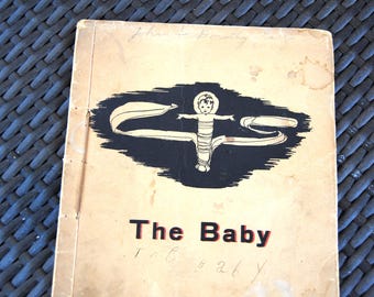 Antique The Baby Book Buffalo, NY Merchants Gift for New Mothers
