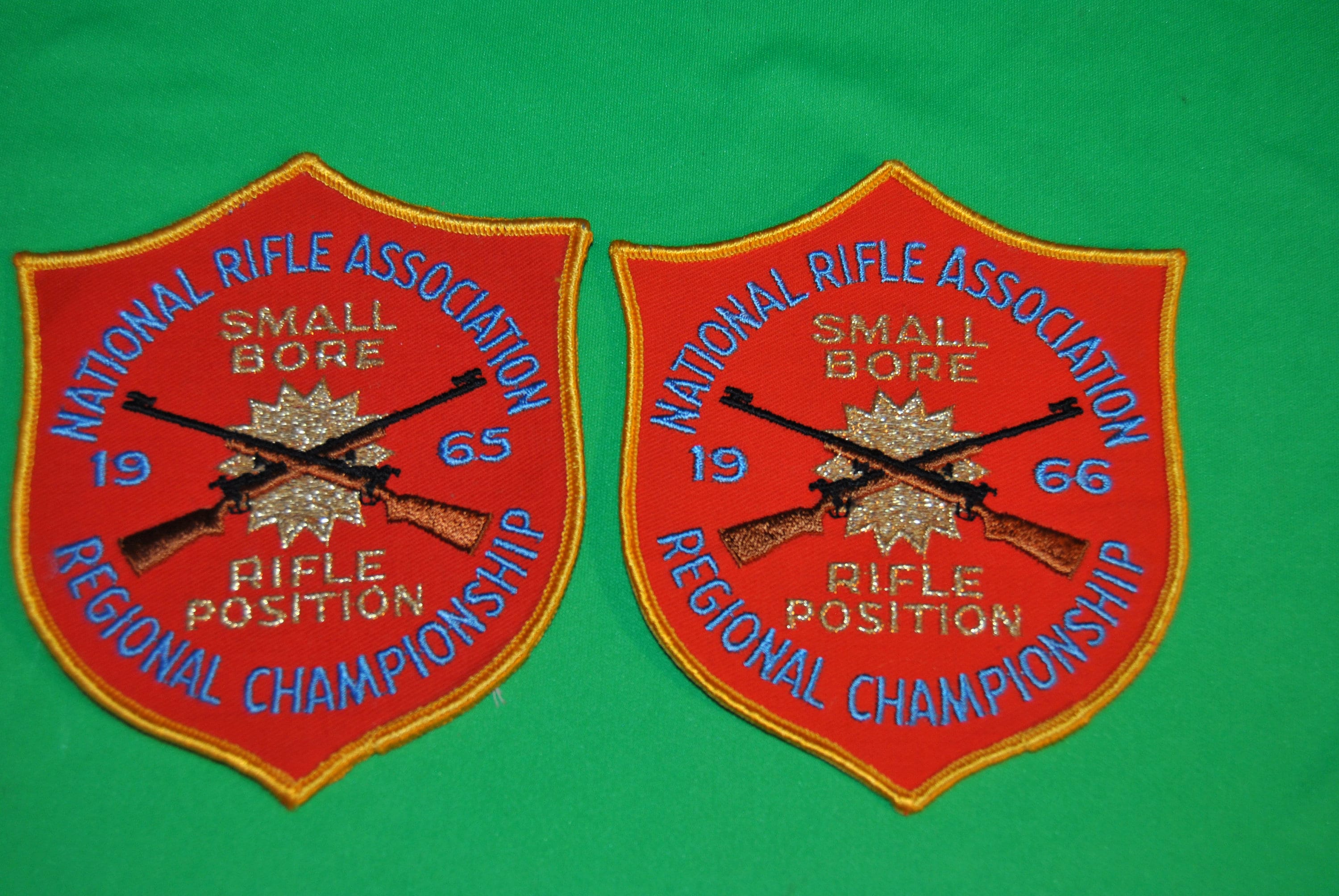 Vintage NRA National Rifle Assoc Patch Hat Scrambled