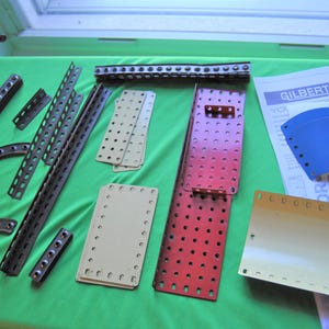 Gilbert Erector Parts toy building set Structure parts Vintage ABGGoodStuff