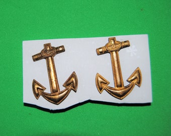 Vintage-Ankeruniformabzeichen der US-Marine