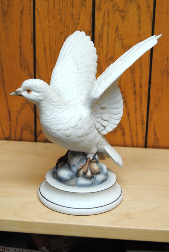 Vintage White Dove Porcelain by Andrea by Sadek - Etsy