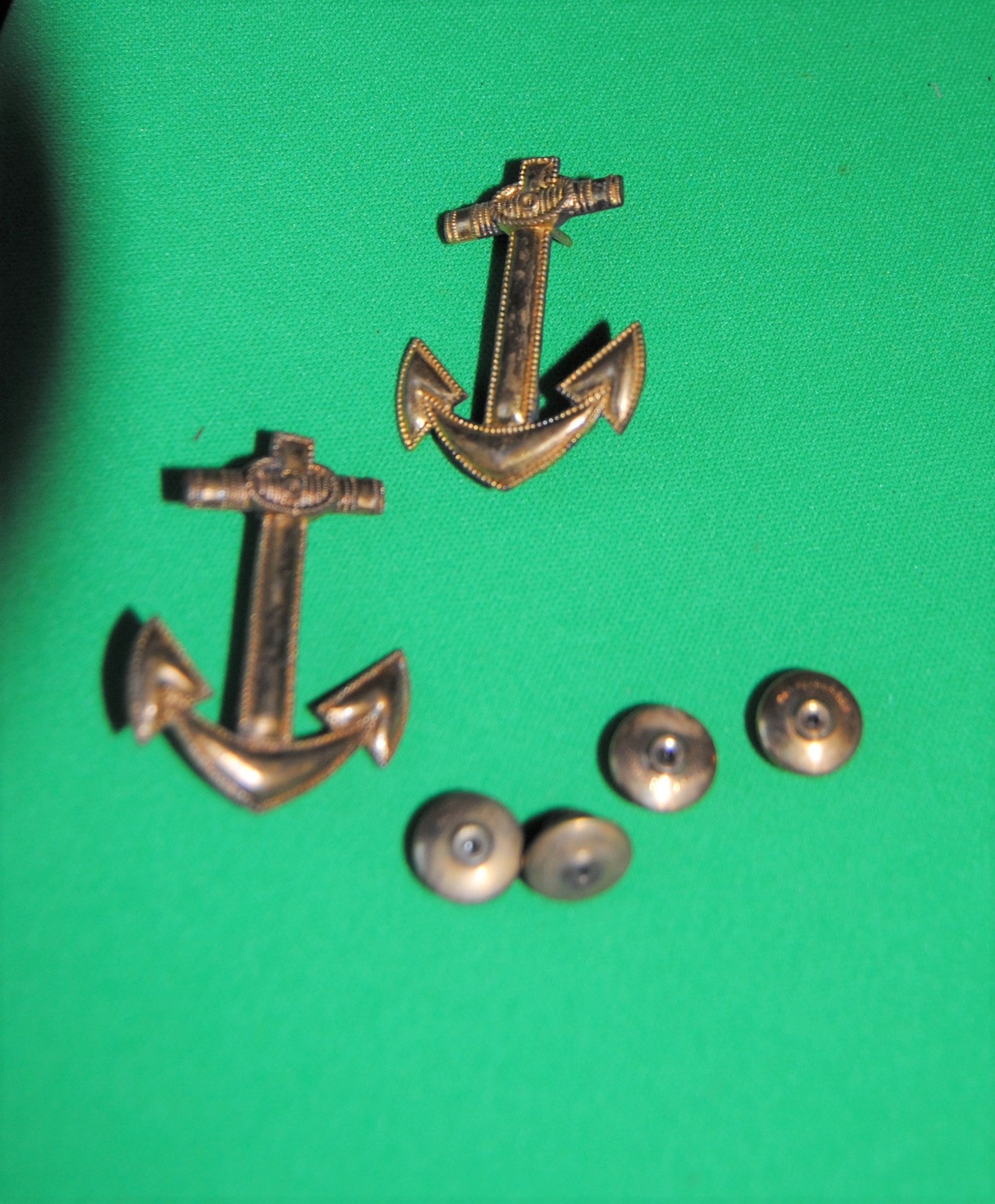 Vintage U.S. Navy Anchors Uniform Insignia - Etsy