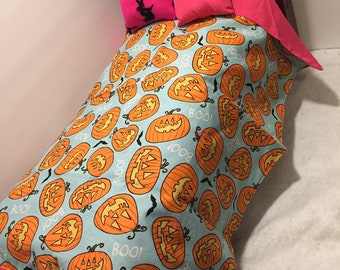 Kids Pumpkin Lantern Fitted Sheet Children Halloween Themed Bed Sheet Set For Boys Girls Scary Jack O Lantern Bedding Set Cartoon Black Orange Bed Cover Double Size