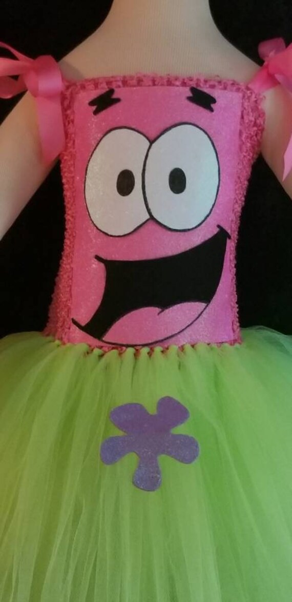 Patrick Star Tutu Dress Costume Birthday Tutu Dress Patrick Etsy