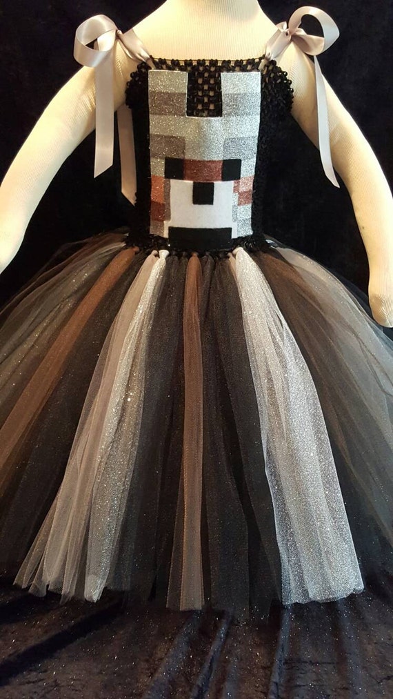 Minecraft Wolf tutu dress