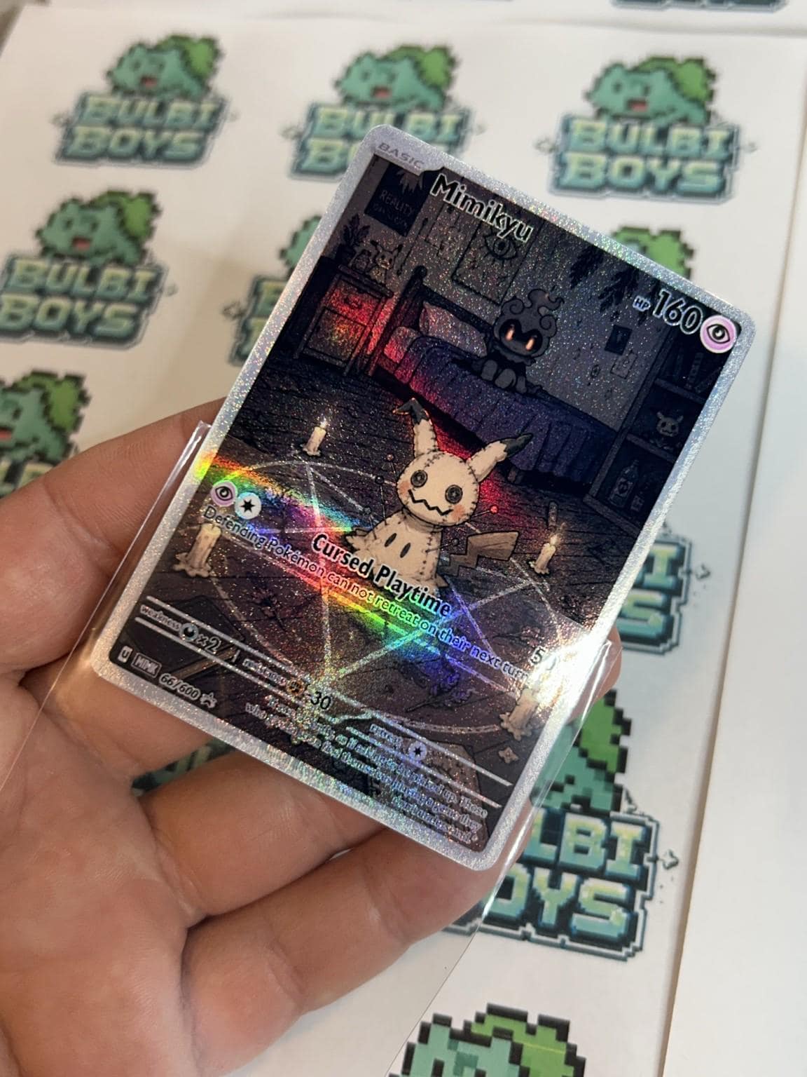 Voodoo Doll - Mimikyu Inspired Custom Made TCG Trading Card - Etsy