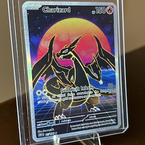 Charizard “Tron-zard” Custom Made TCG - SIR Holo