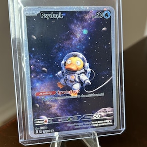Psyduck „Space Duck“ Custom Made TKG Kosmos Holo Karte