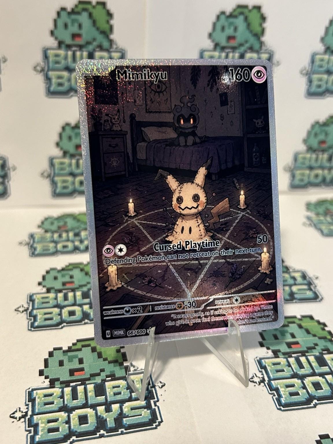 Voodoo Doll - Mimikyu Inspired Custom Made TCG Trading Card - Etsy