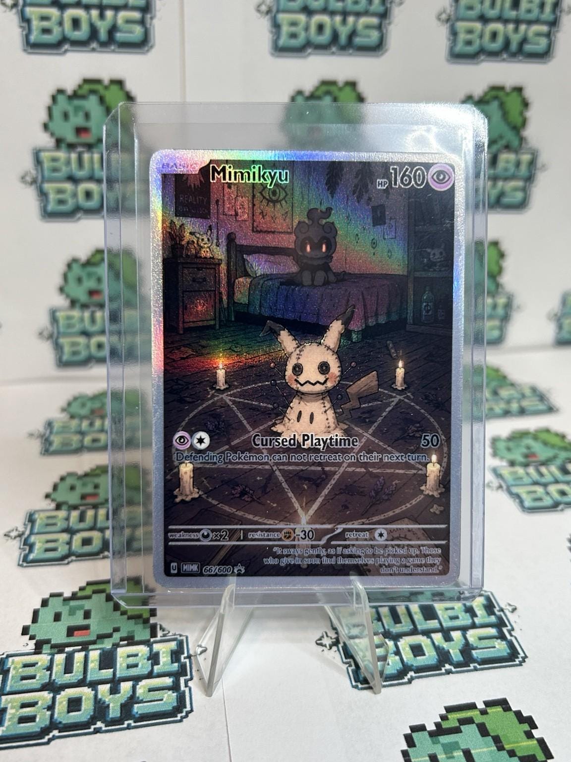 Voodoo Doll - Mimikyu Inspired Custom Made TCG Trading Card - Etsy