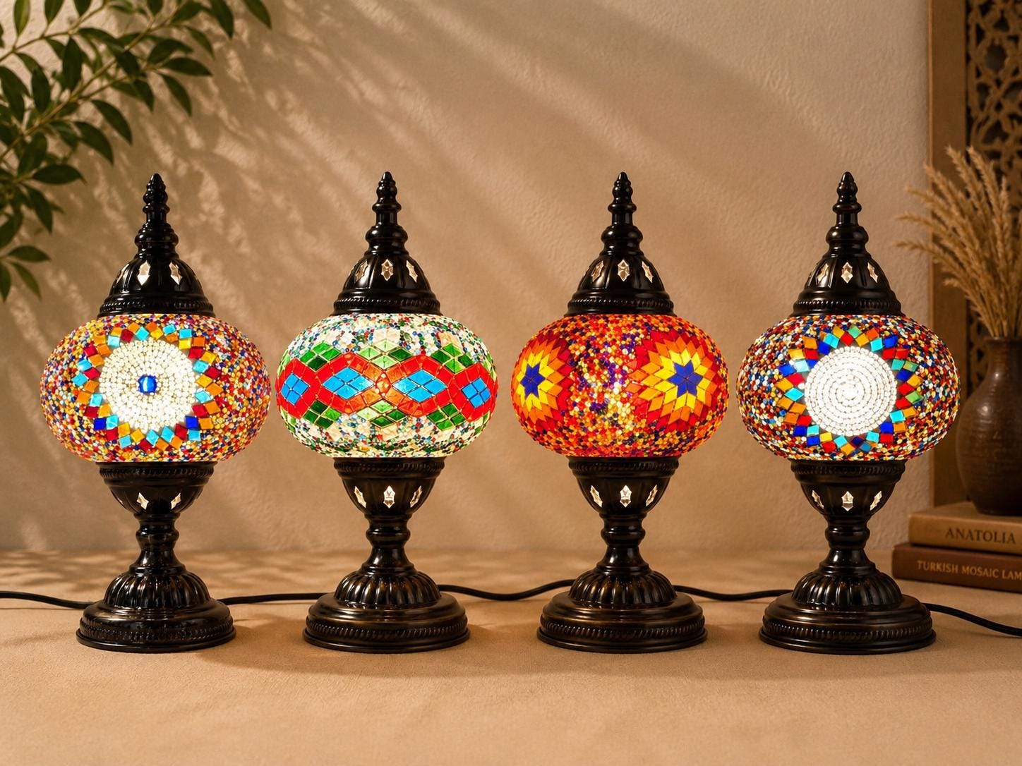 Turkish mosaic lamp - Etsy 日本