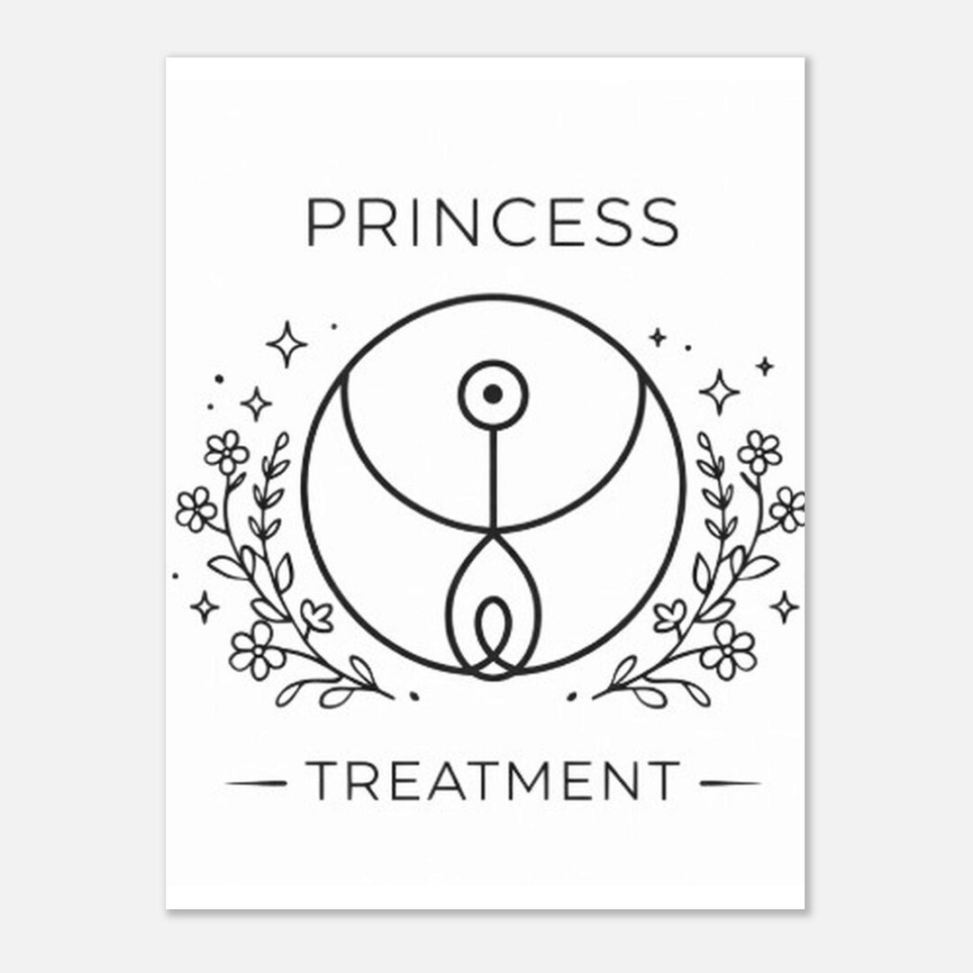 Cure Rune Princess Treatment Rune Wall Art – Feminine Energy Minimal Spiritual ...
