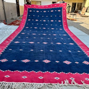 10x20 grande tappeto Kilim afgano, tappeto in lana fatto a mano, tappeti a trama piatta, tappeto Kilim vintage turkmeno, tappeto da soggiorno, tappeto da ufficio, tappeto da camera da letto, tappeto da ingresso